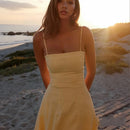 Vestido Midi com Alças Leila