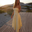 Vestido Midi com Alças Leila