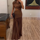 Vestido Drapeado com Decote Juliana