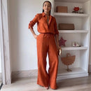 Conjunto em Linho Blusa e Calça Beatriz