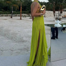 Vestido Longo Plissado Fellinne | Costa Nua