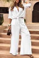 Conjunto Olívia em Linho Natural  - QUEIMA TOTAL DE ESTOQUE (ULTIMAS PEÇAS)